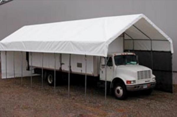 16'Wx50'Lx14'6"H motorhome storage tent